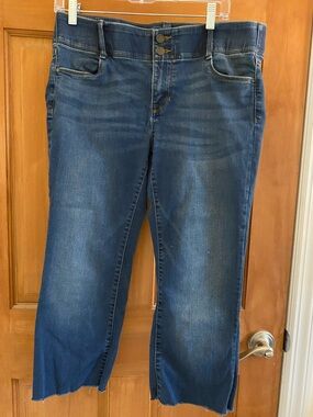 Apt 9 Cropped Bootcut Raw Hem size 12